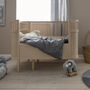 Wooden Baby And Junior Extendable Cot Bed, thumbnail 1 of 5