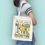 Manchester Tote Shopping Bag, thumbnail 2 of 2