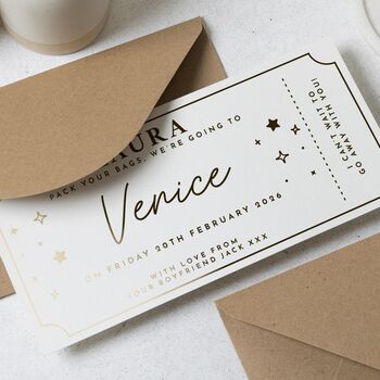 Weekend Away Venice Trip Gift Voucher For Him Or Her, 5 of 9