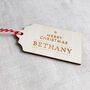 Personalised Merry Christmas Gift Tag, thumbnail 4 of 5