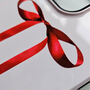 Red Ribbon Personalised Phone Case, thumbnail 3 of 6