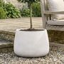 Kalo White Striped Planter Collection, thumbnail 2 of 5