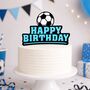 Reusable Football Birthday Cake Topper, thumbnail 1 of 5