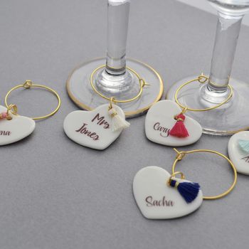 Personalised Hen Party Glass Charms, 5 of 7