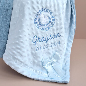 New Born Baby Personalised Banket, 2 of 8