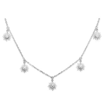 Calvados Sunburst Necklace And Earring Set, 6 of 12
