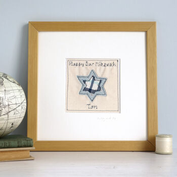 Personalised Bar Mitzvah Or Hanukkah Card, 4 of 12