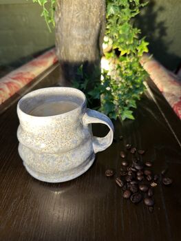 Ceramic Coffee Cup,Handmade Porcelain, 6 of 7