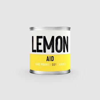 'Lemon Aid' Fizzy Lemon Scented Candle, 4 of 4
