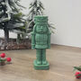 Green Nutcracker Christmas Candle Christmas Decoration, thumbnail 4 of 8