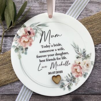 Parent, Mother Of The Bride Personalised Keepsake, 3 of 3