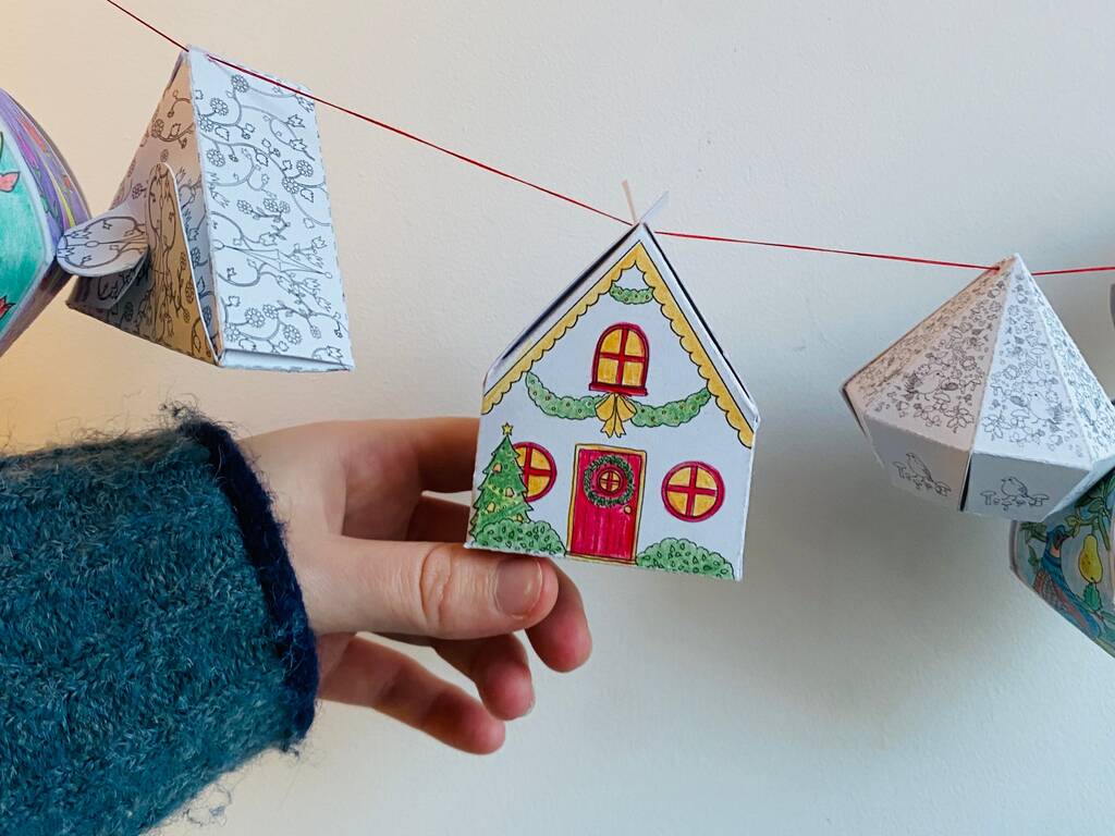 Printable Advent Calendar Colour And Make 24 Gift Boxes, 1 of 11