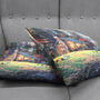 Cushion Cover With Chalet View By The Lake Multicolour, thumbnail 4 of 7