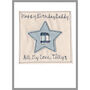 Personalised Initial Star Birthday Card For Him, thumbnail 3 of 12