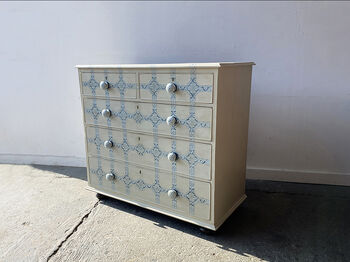 19th Century Hand Painted Chest Of Drawers, 3 of 10