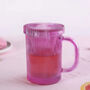 Pink Coffee Glass With Lid, thumbnail 2 of 4