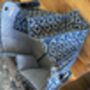 Tote Bag, Beach Bag, Block Print Indian Handbag, Indigo, thumbnail 9 of 11