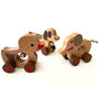 Baby Bell Rollers Set Of Three: Dog + Duck + Elephant, thumbnail 2 of 7