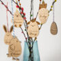 Personalised Wooden Easter Sheep Decoration, thumbnail 2 of 2