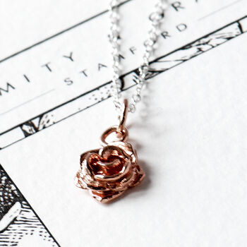 English Rose Necklace Sterling Silver, 2 of 12