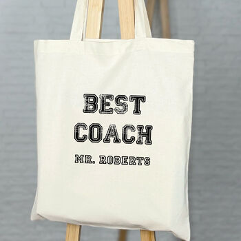 Varsity Best Teacher Personalised Tote Bag, 8 of 9