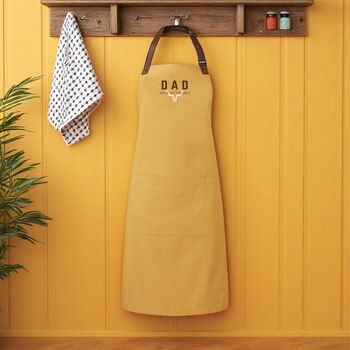 King Of The Barbecue Personalised Luxury Apron, 5 of 8