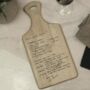 Personalised Hand Written Recipe Paddle Board, thumbnail 3 of 3