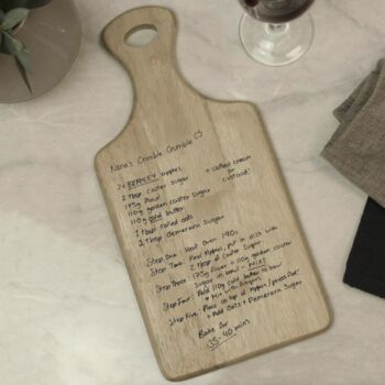 Personalised Hand Written Recipe Paddle Board, 3 of 3
