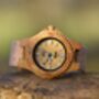 Nalu Small Bamboo Watch With Natural Cork Strap, thumbnail 1 of 8