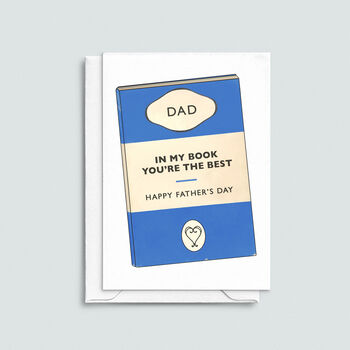 Literary Themed Father's Day Card, 2 of 2