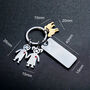Personalised Dad/Daddy Rectangle Keyring, thumbnail 2 of 8