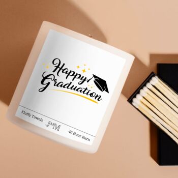 Happy Graduation Candle Gift Set For Graduate, 2 of 6
