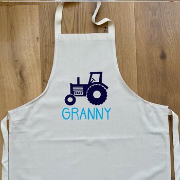 Personalised Tractor Apron, 4 of 4