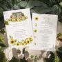 Sunflowers Wedding Invitation Suite, thumbnail 2 of 7