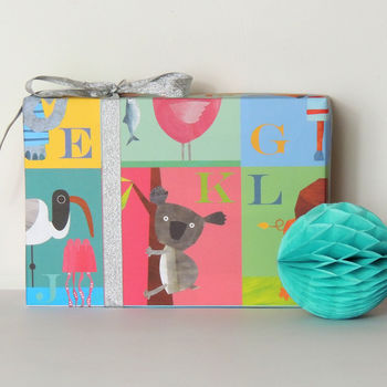 Alphabet Gift Wrap Two Sheets By Kali Stileman Publishing ...