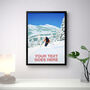 Personalised Skiing Art Print, thumbnail 2 of 7