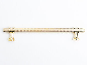 Solid Brass Knurled Kitchen Pull Handles And Knobs, 7 of 12