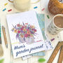 Personalised 'Summer Garden' Notebook And Sprout Pencil, thumbnail 1 of 2