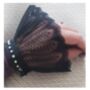 The 'Alluring' Tulle Pleat Wristbands, thumbnail 7 of 7