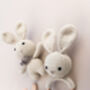 Crochet Rabbit Baby Gift Set In Keepsake Box, thumbnail 6 of 9