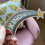Kindness Wooden Christmas Tree Decoration, thumbnail 2 of 4