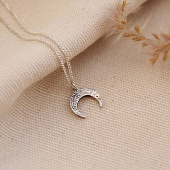 Organic Luna Crescent Moon Necklace, 2 of 10