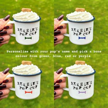 Personalised Puppuccino Cup, 3 of 8