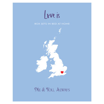 Limited Edition Love Is Location Print, 3 of 9