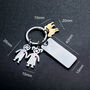 Personalised Daddy Rectangle Keyring, thumbnail 6 of 10