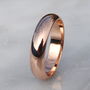9ct Rose Gold Wide D Shape Wedding Ring, thumbnail 1 of 2