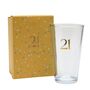 21st Birthday Keepsake Pint Beer Glass Gift, thumbnail 1 of 4