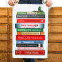 Literary Themed Christmas Tea Towel, thumbnail 2 of 4