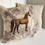 Vintage Equestrian Horse Cushion Cover, thumbnail 4 of 7