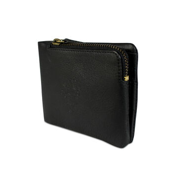 'Hudson' Men's Leather Bi Fold Wallet In Black, 3 of 9